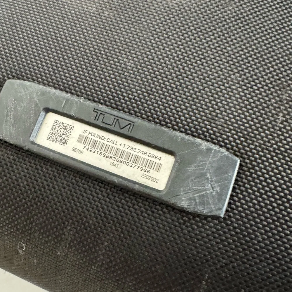 Tumi Carry On Suitcase